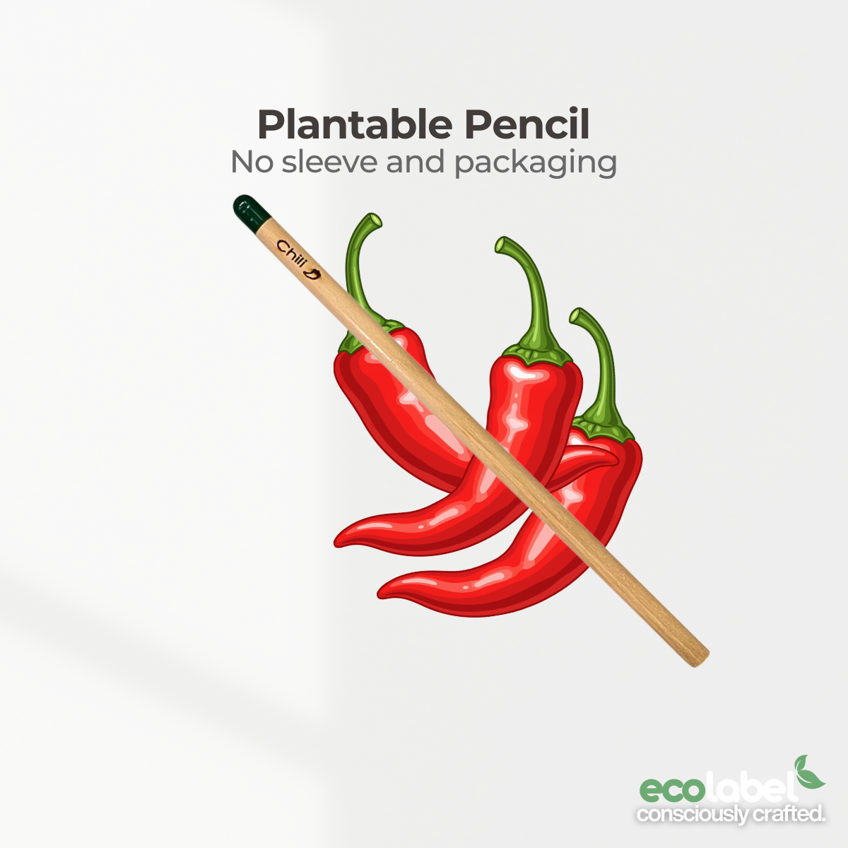 Plantable Pencil Compostable Starch Capsule
