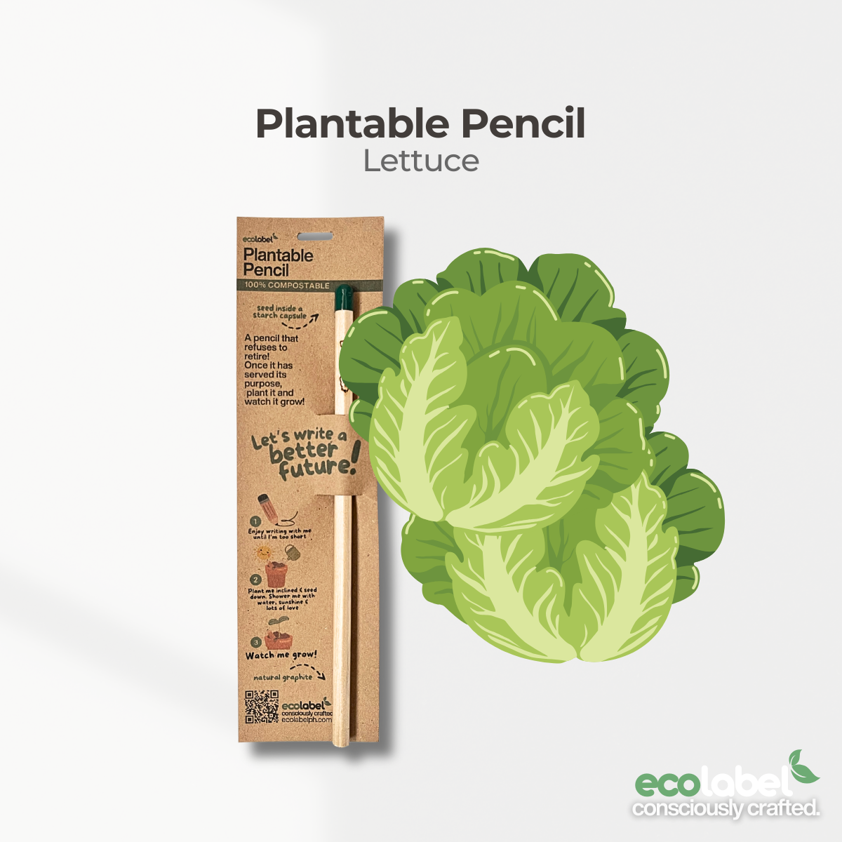 Plantable Pencil Compostable Starch Capsule