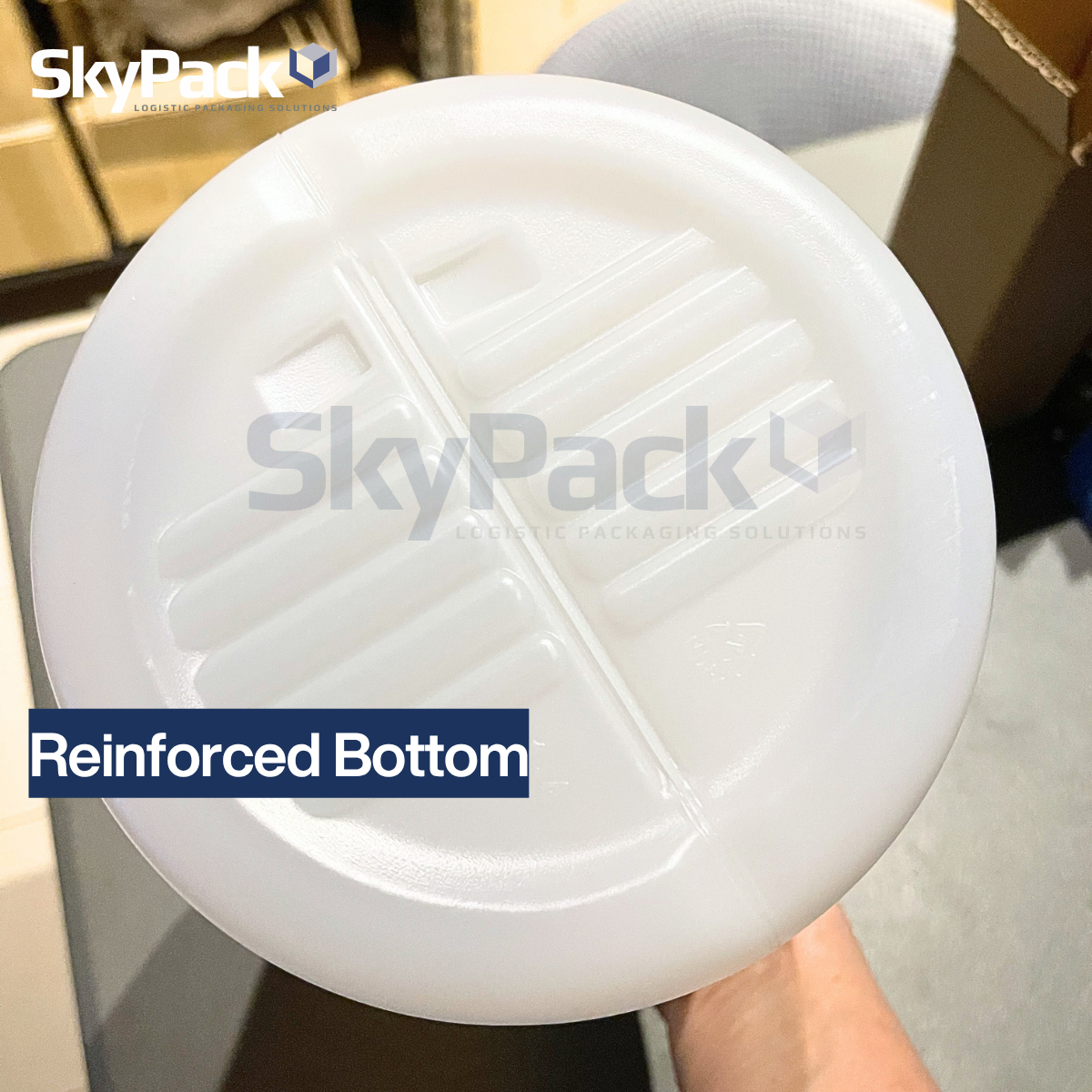 SkyPack Round Gallon Container – 3.5 Liters