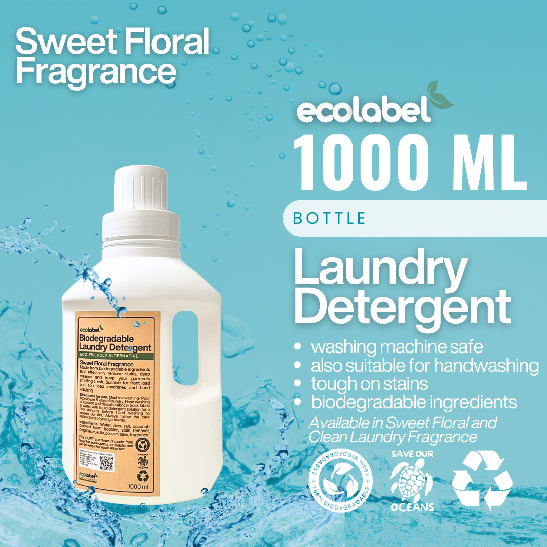 Biodegradable Liquid Laundry Detergent Sweet Floral Fragrance