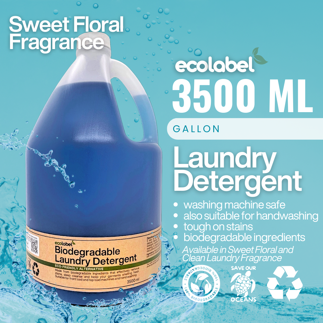 Biodegradable Liquid Laundry Detergent Sweet Floral Fragrance