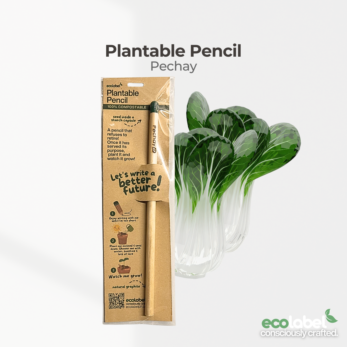Plantable Pencil Compostable Starch Capsule