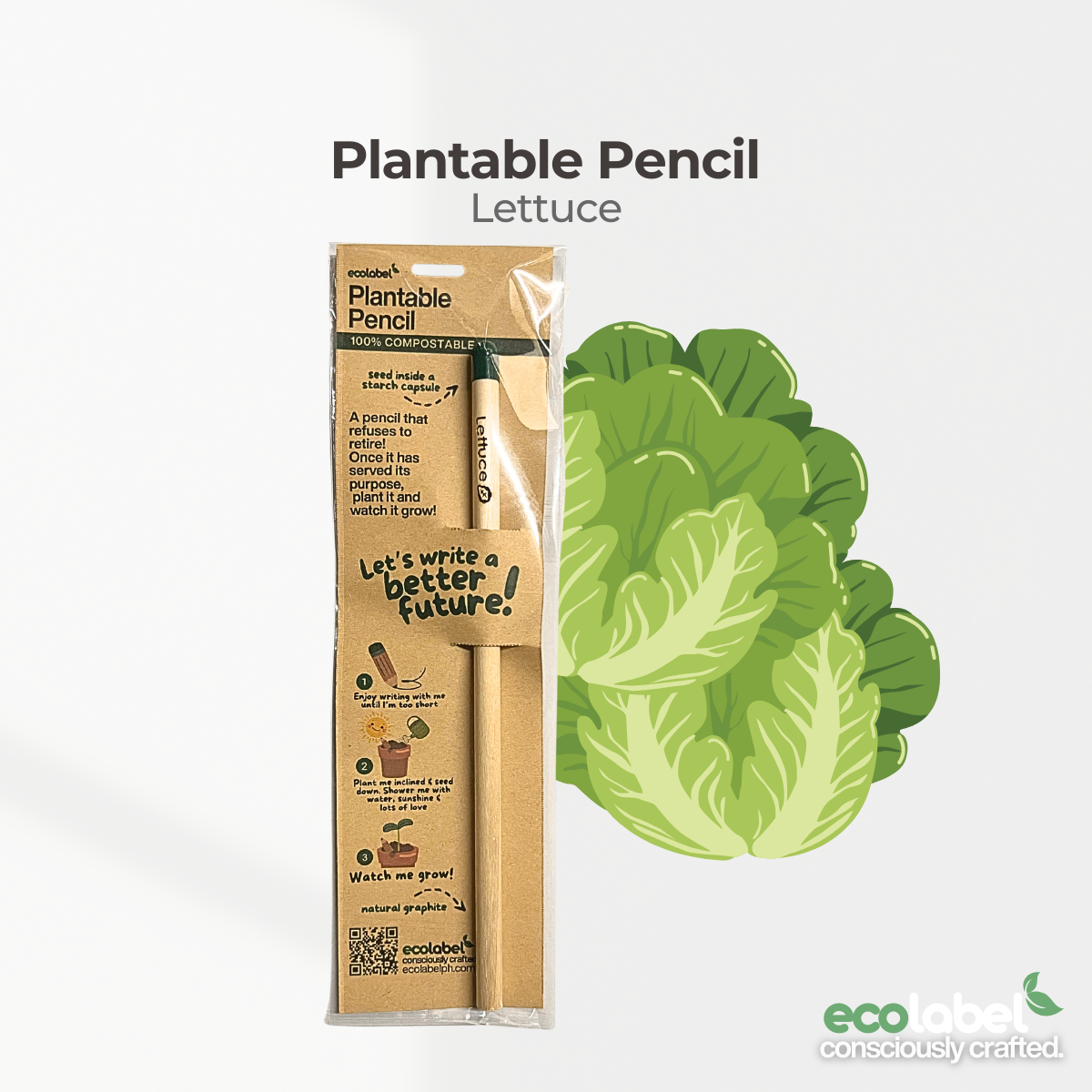 Plantable Pencil Compostable Starch Capsule