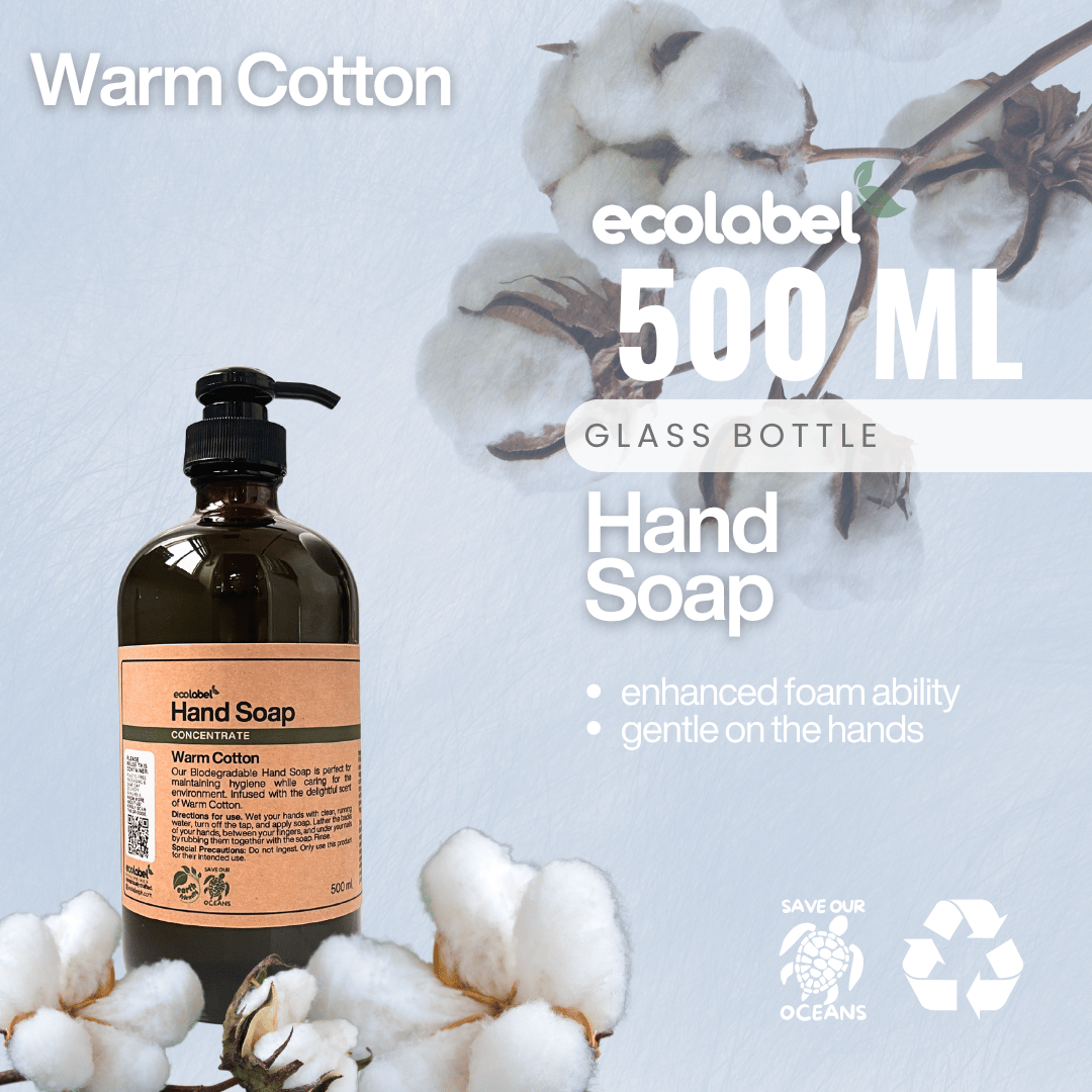 Biodegradable Hand Soap Concentrate Warm Cotton