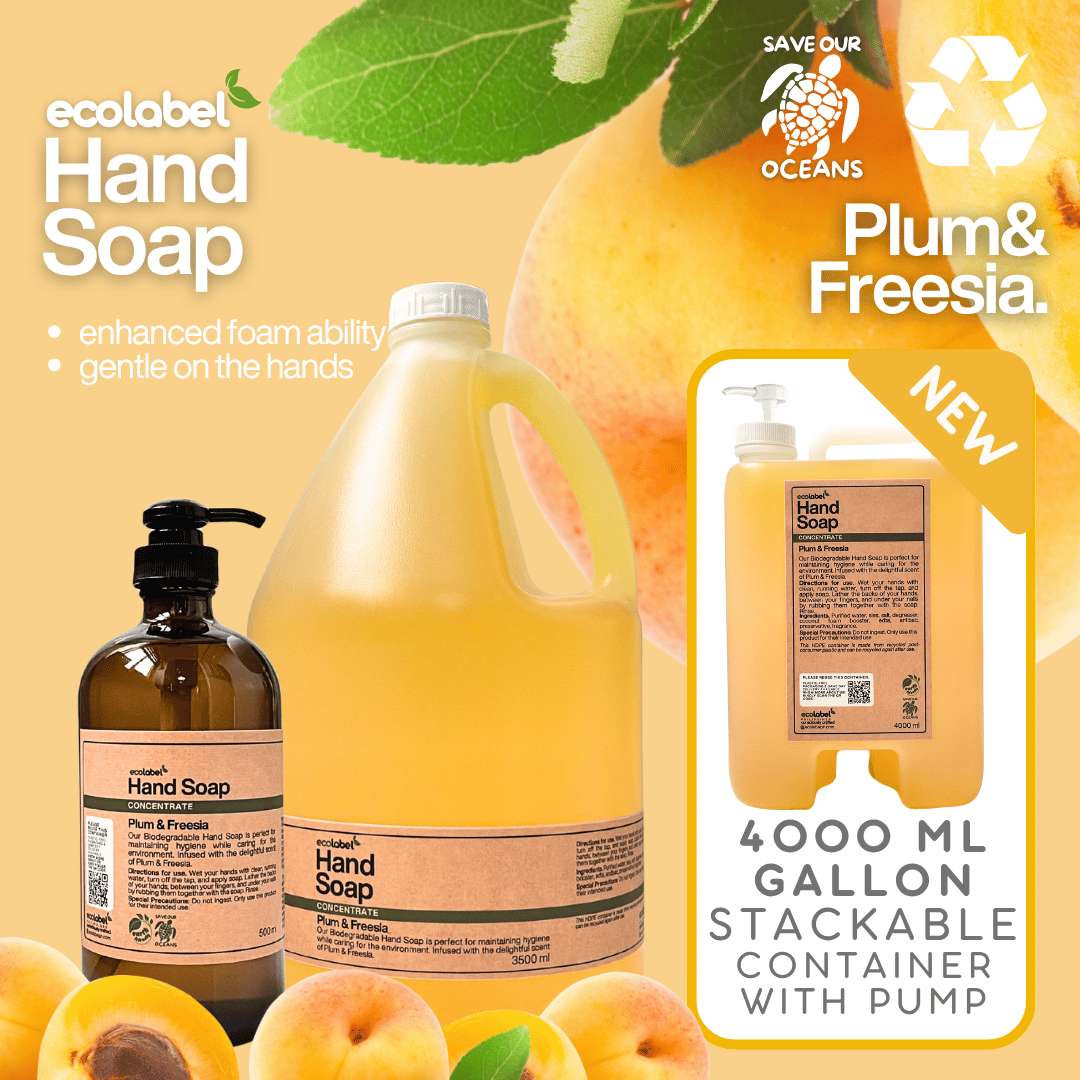 Biodegradable Hand Soap Concentrate Plum & Freesia