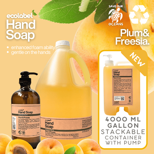 Biodegradable Hand Soap Concentrate Plum & Freesia