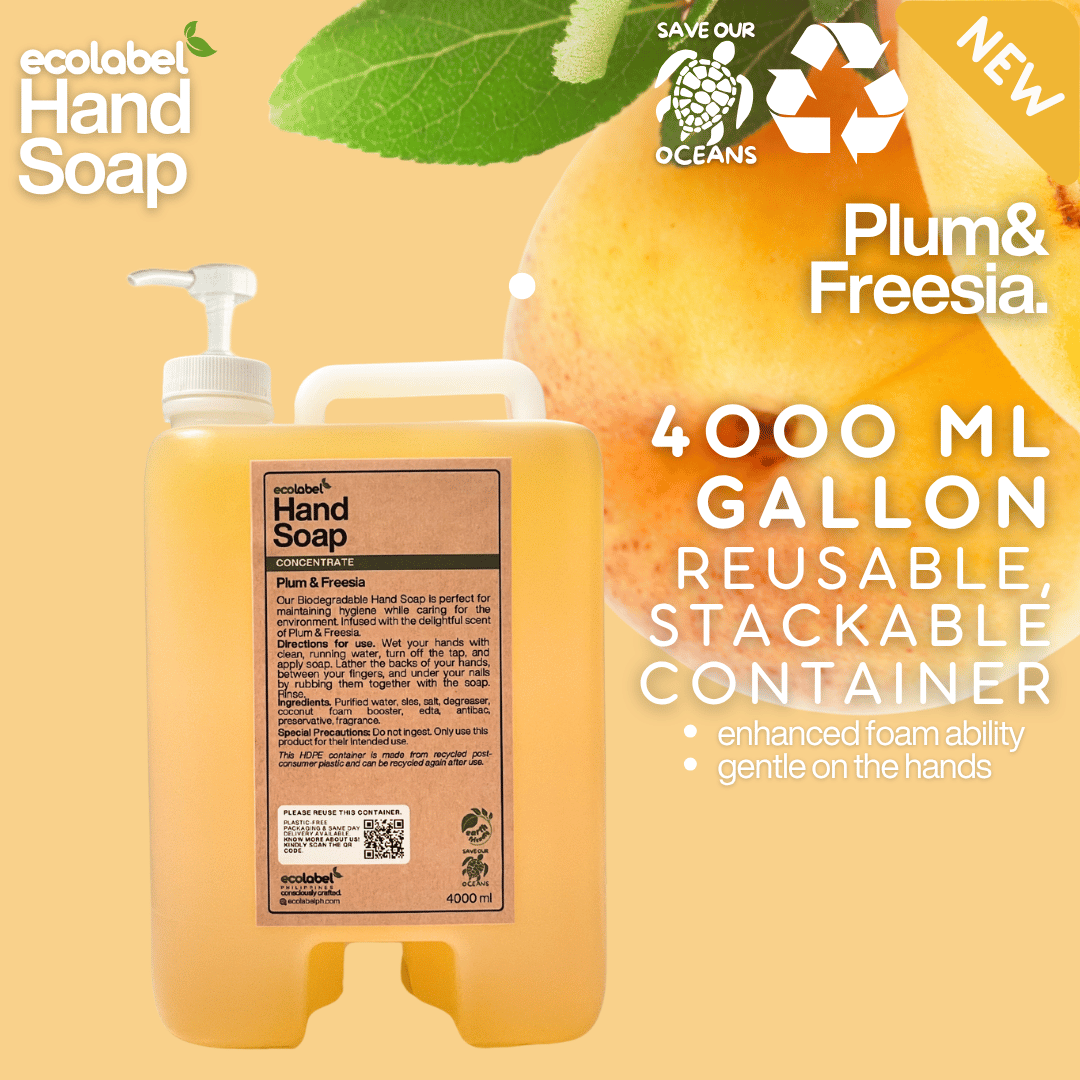 Biodegradable Hand Soap Concentrate Plum & Freesia