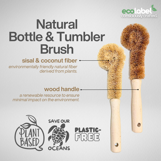 Natural Bottle & Tumbler Brush