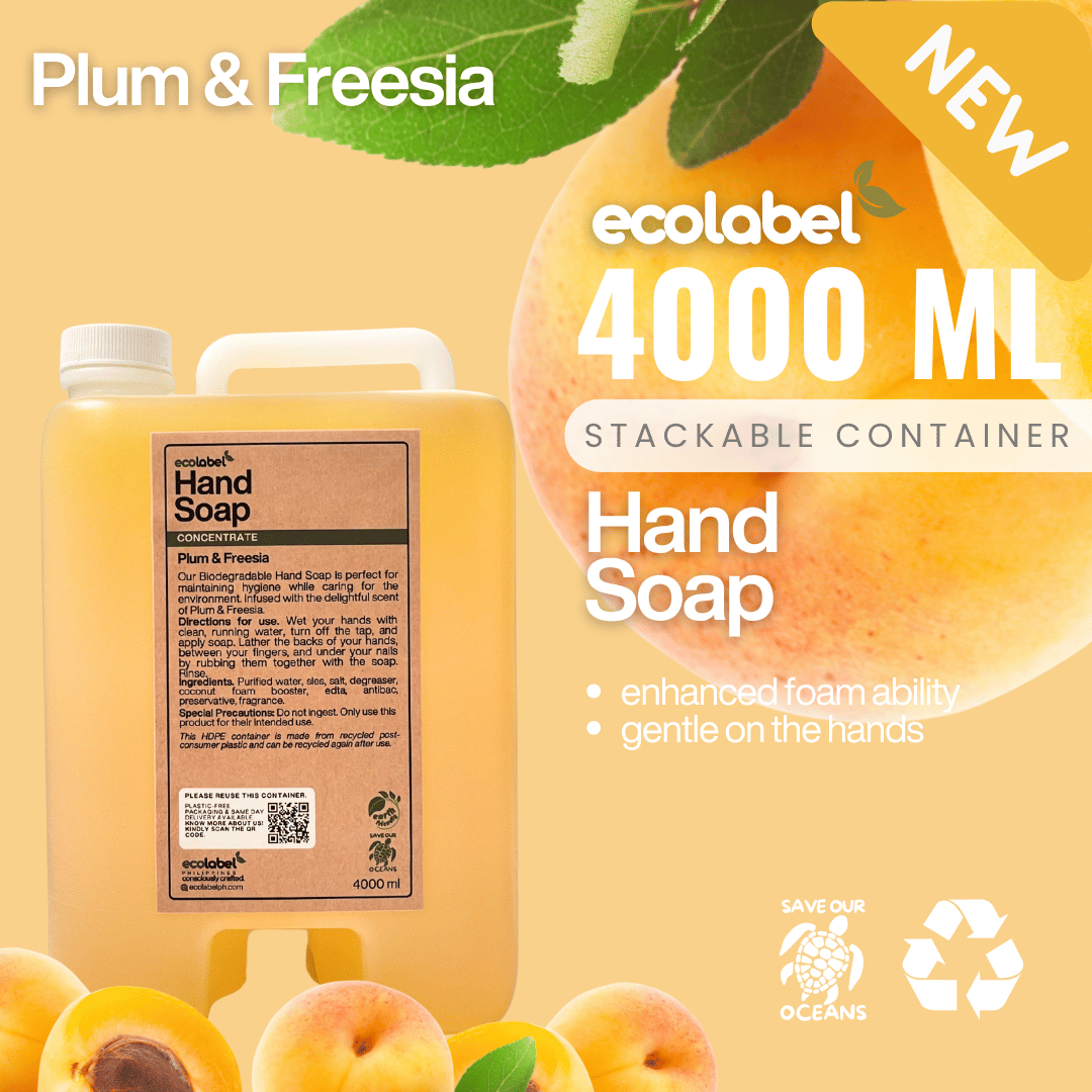 Biodegradable Hand Soap Concentrate Plum & Freesia