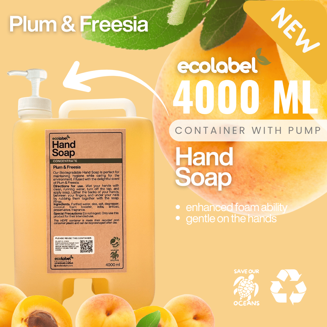 Biodegradable Hand Soap Concentrate Plum & Freesia