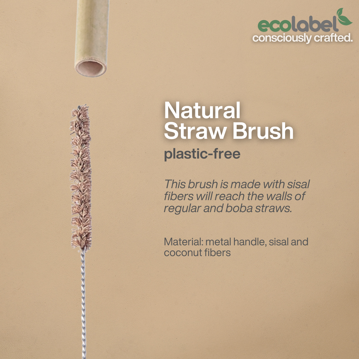 Natural Straw Brush