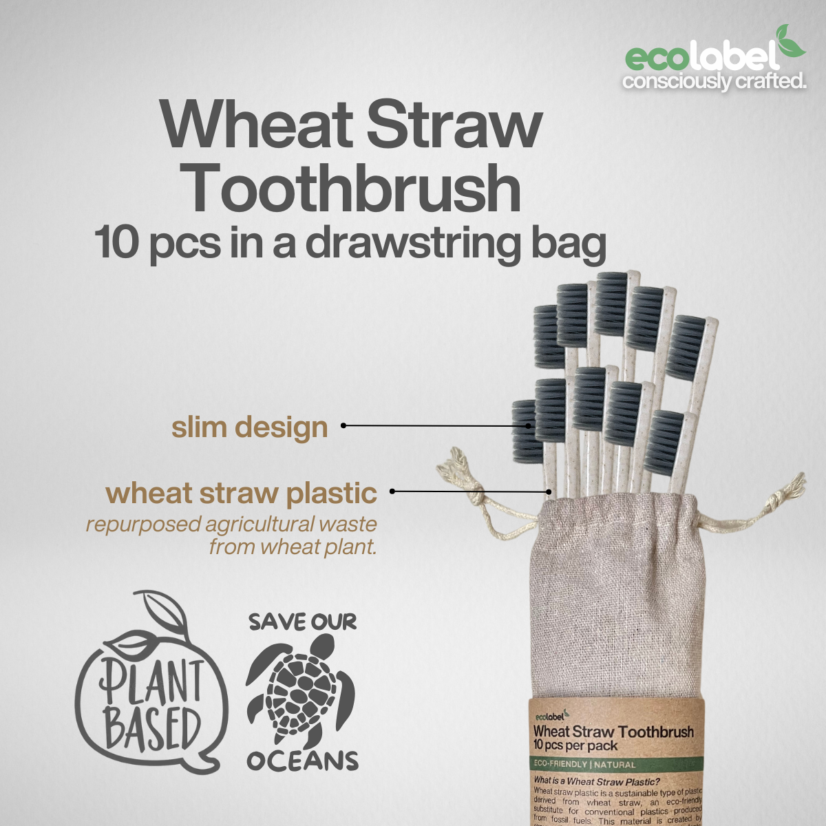 Wheat Straw Toothbrush