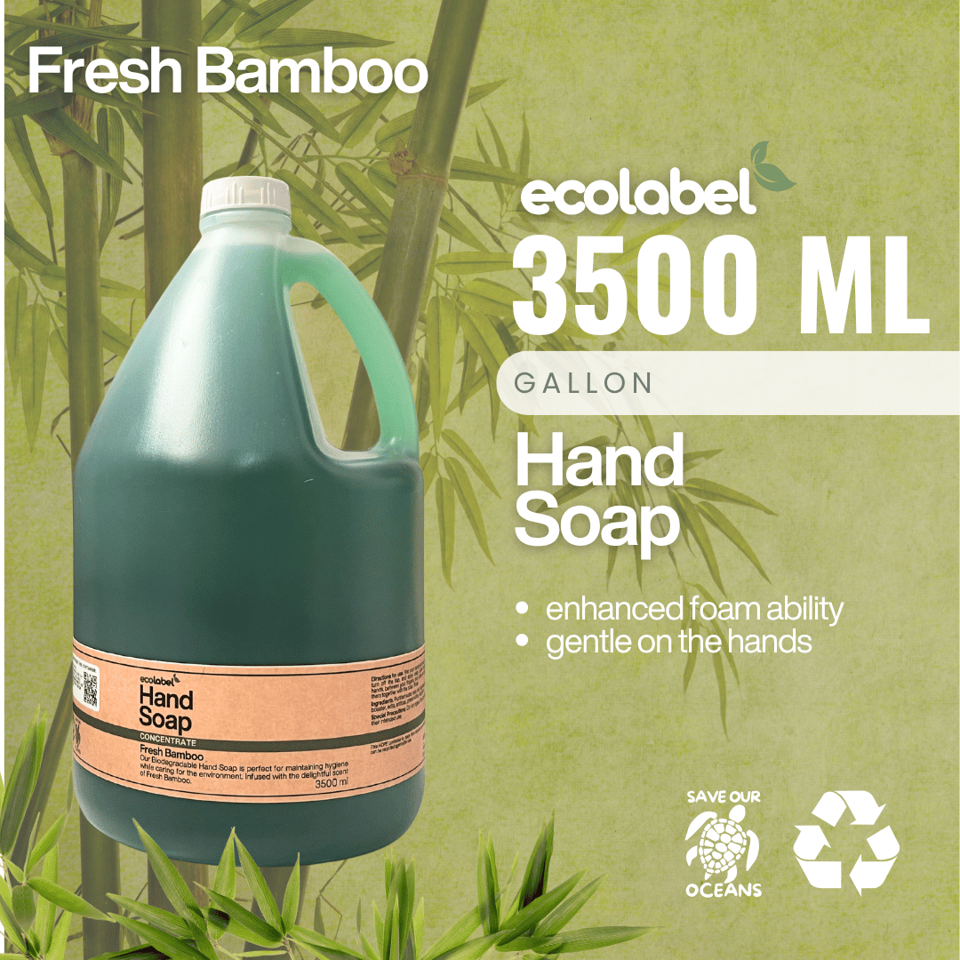 Biodegradable Hand Soap Concentrate Fresh Bamboo