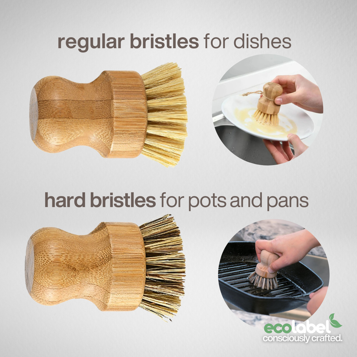 Natural Dish & Pot Brush