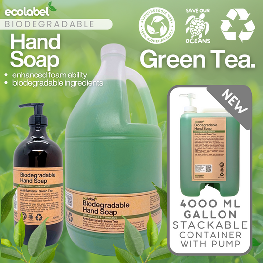 Biodegradable Hand Soap Concentrate Green Tea