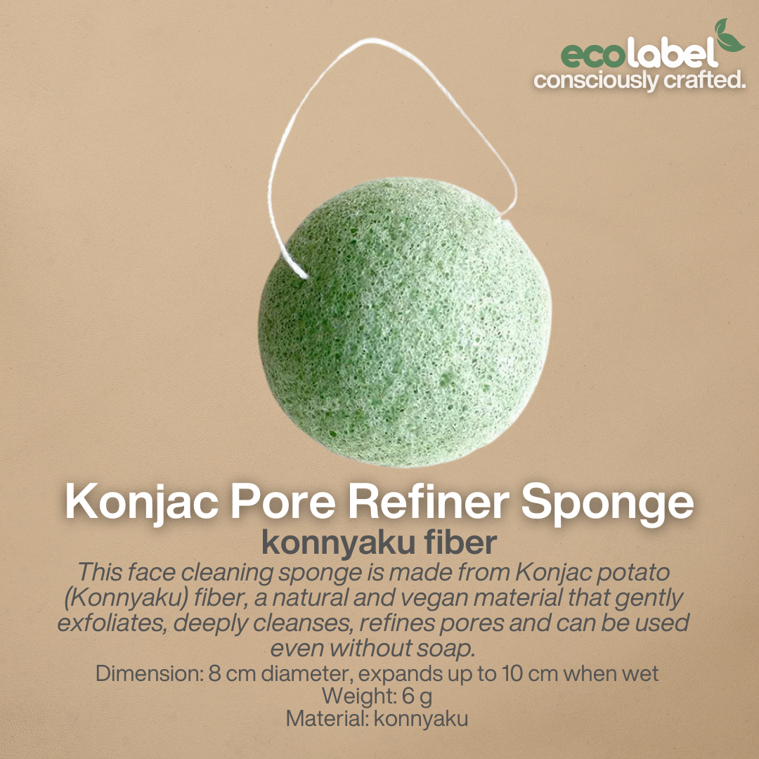 Konjac Pore Refiner Sponge