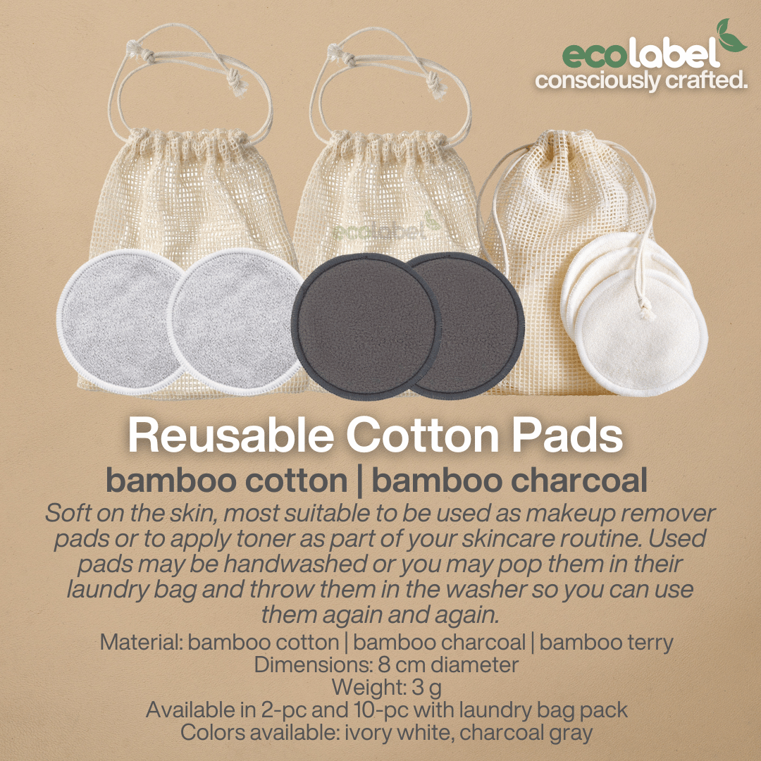 Reusable Bamboo Cotton Pads | 10 pcs with Laundry Bag